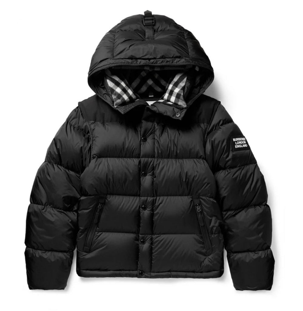 Burberry Halsby Puffer Jacket — Black — product image 1