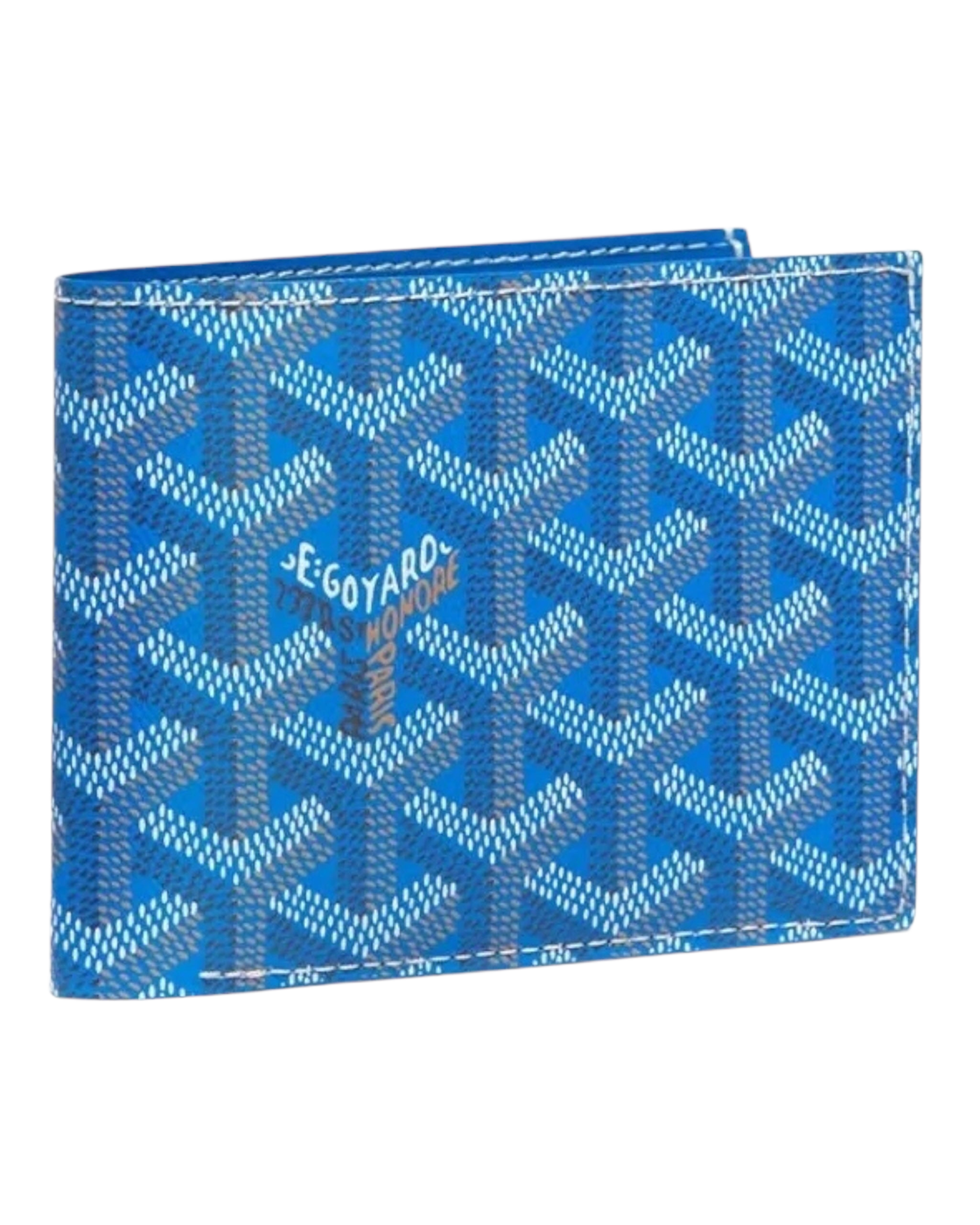 Goyard Bifold Wallet - Sky Blue - Front
