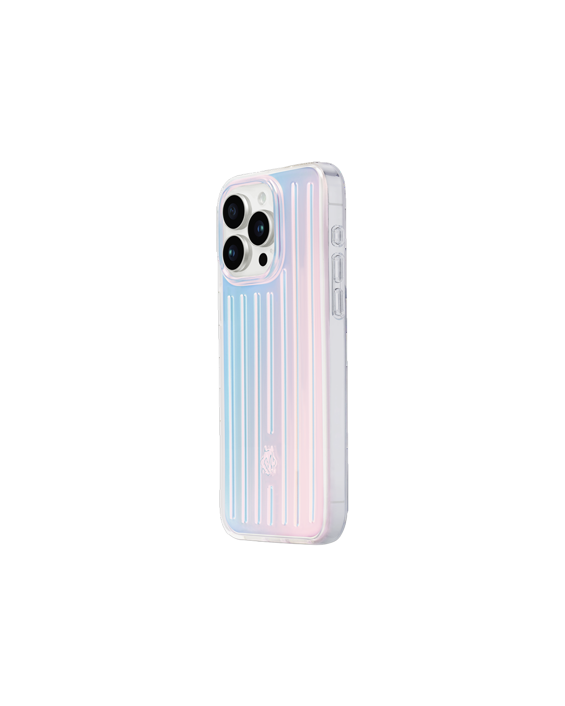 RIMOWA Grooved iPhone Case - Iridescent Silver