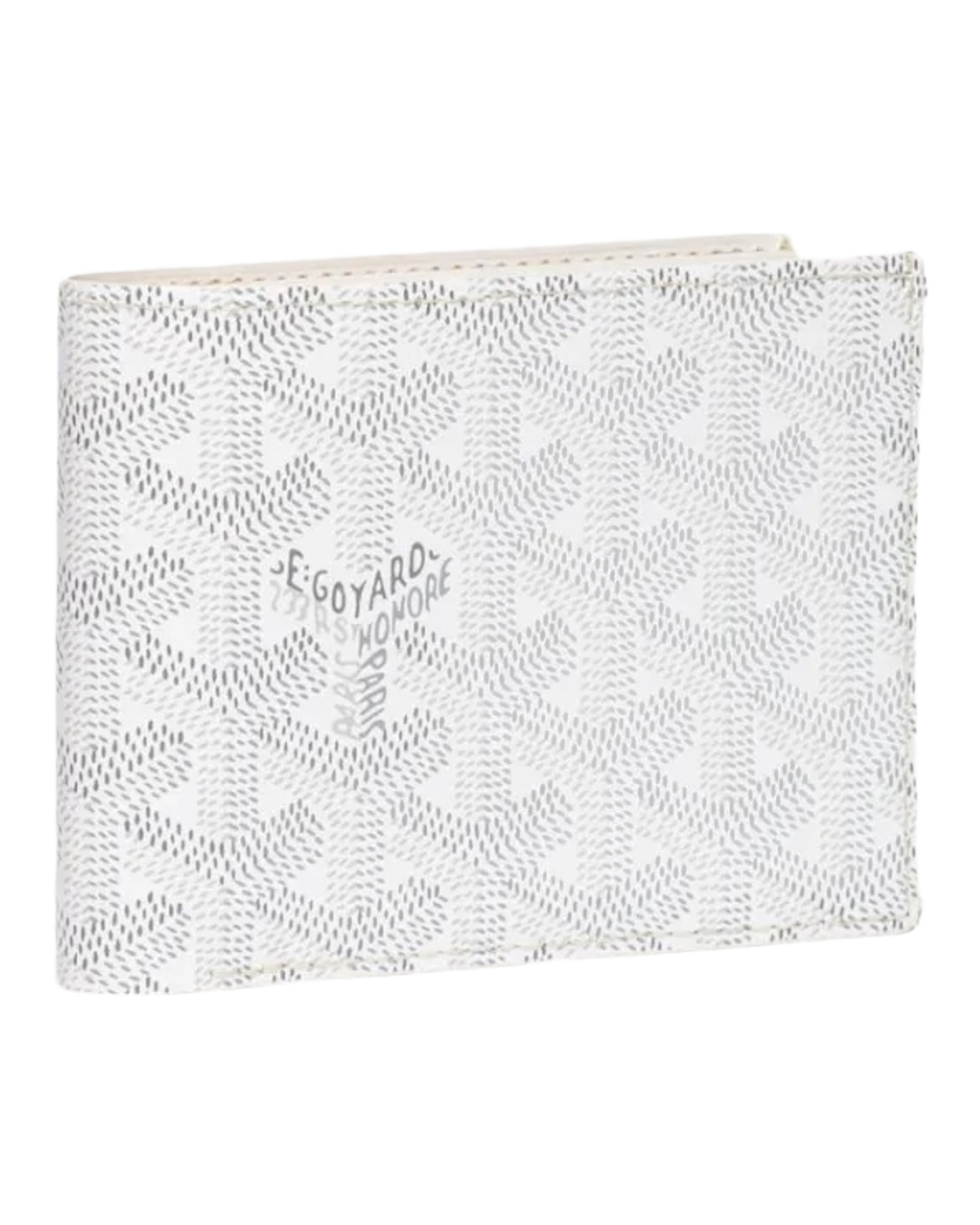 Goyard Bifold Wallet - White - Front