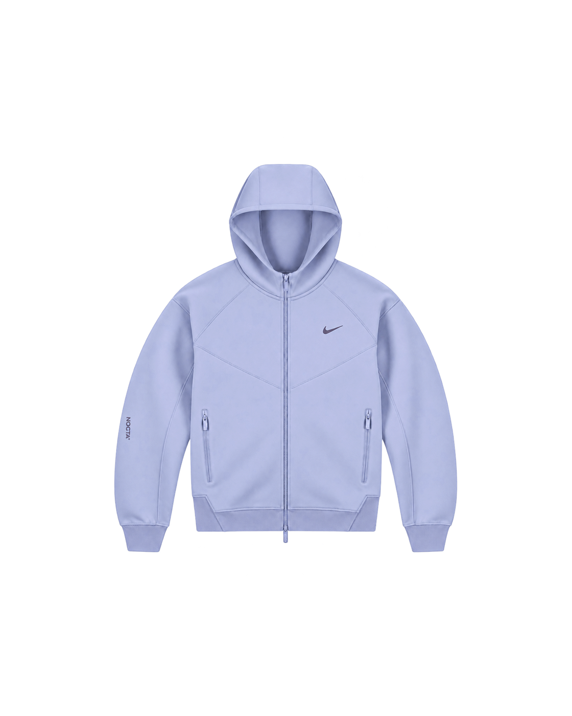 Nike x NOCTA Tech Fleece Zip-Up Hoodie — Palest Purple — Front