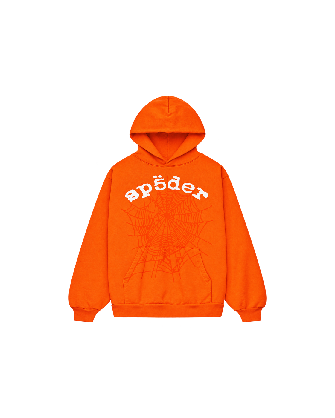 SP5DER Legacy Hoodie — Orange — Front