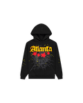SP5DER Atlanta Star-Print Hoodie — Black — Front