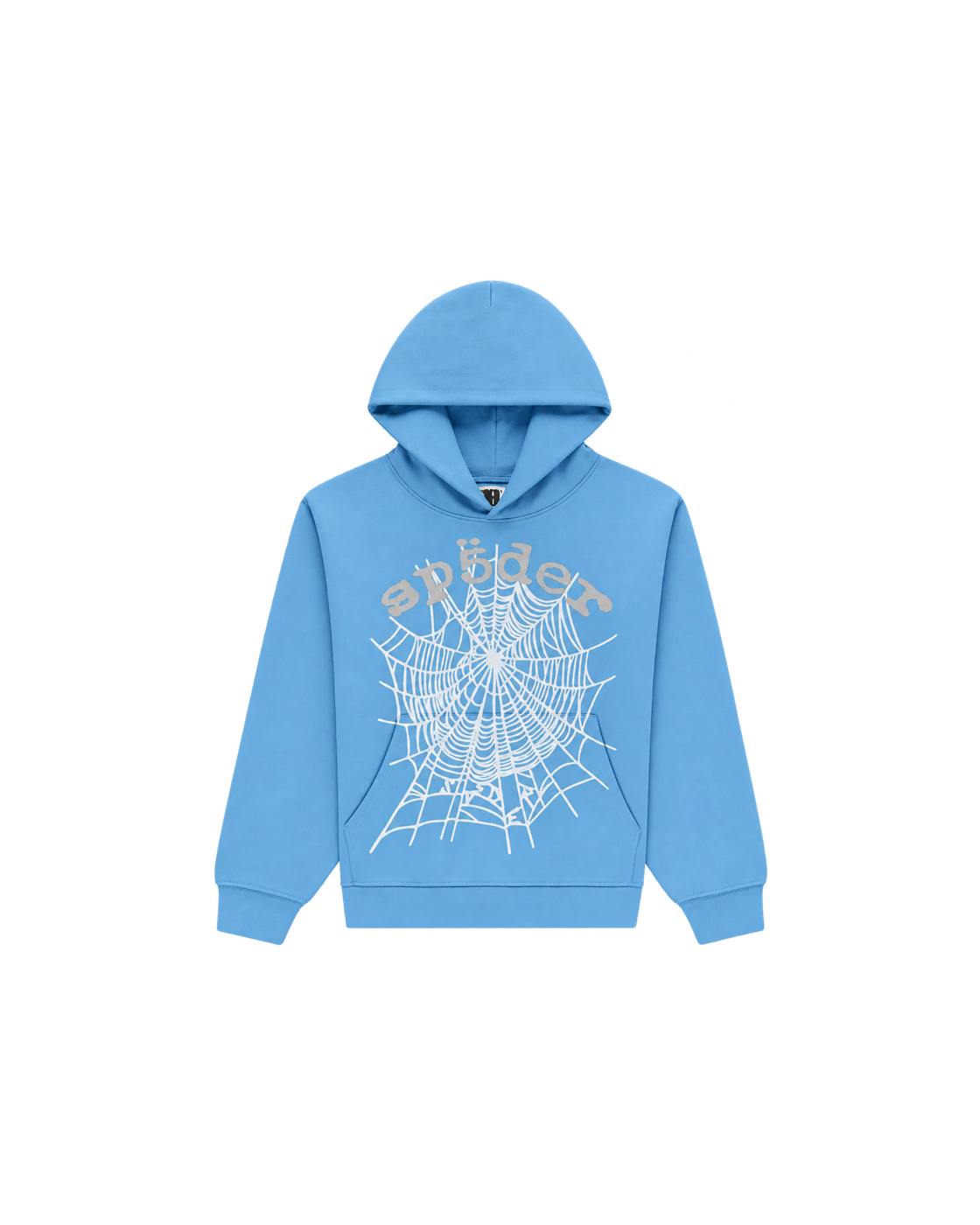 SP5DER OG Web V2 Hoodie — Sky Blue — Front