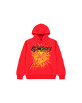 SP5DER P*NK V2 Hoodie — Red — Front
