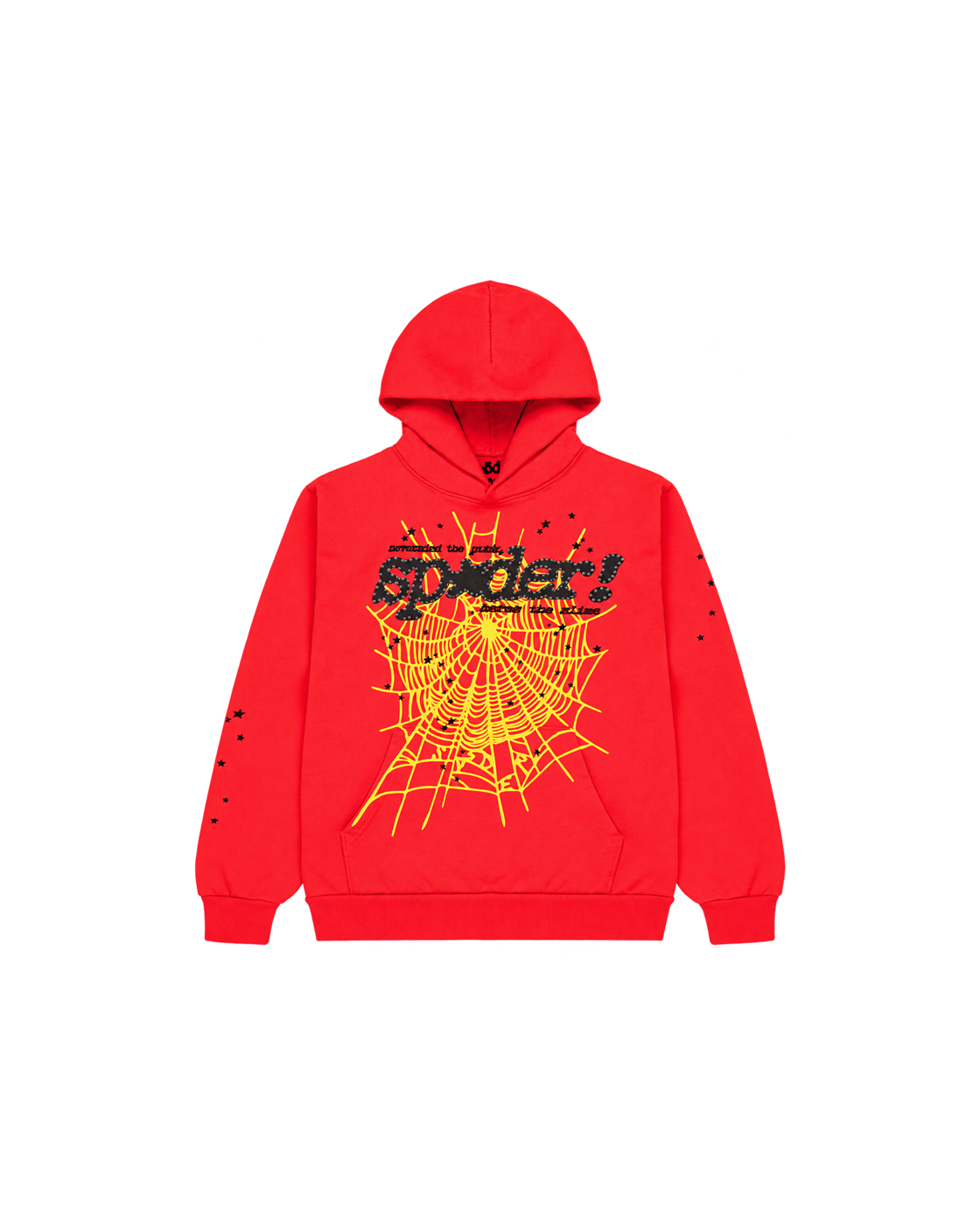 SP5DER P*NK V2 Hoodie — Red — Front