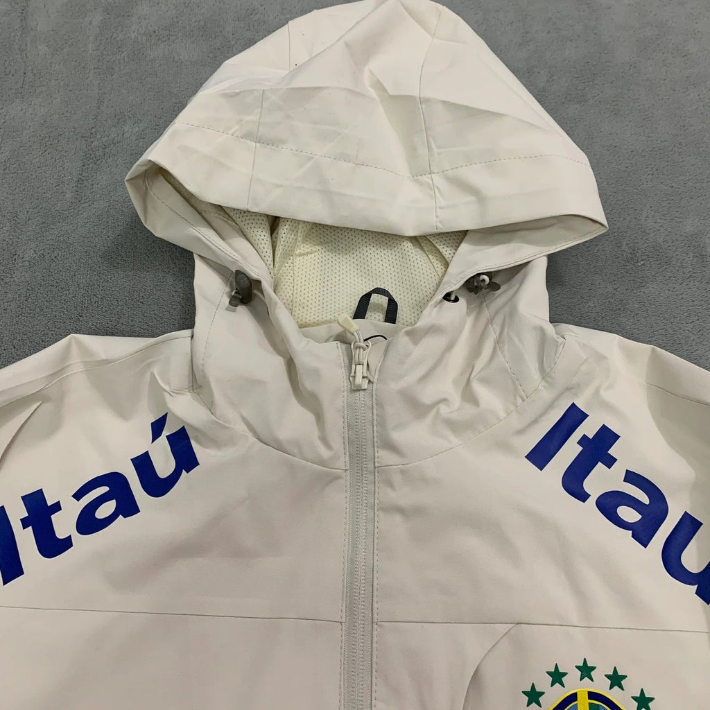 Nike Brazil Hooded Jacket — Cream — gallery 3