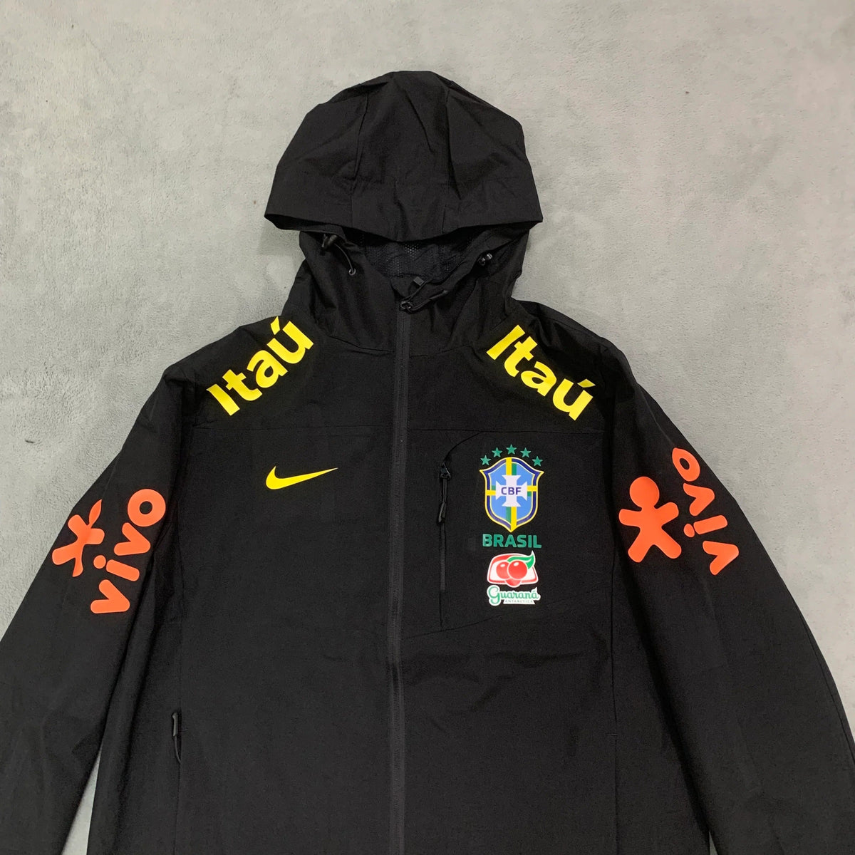 Nike Brazil Hooded Jacket — Black — gallery 2