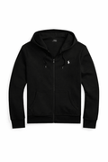 Polo Ralph Lauren Classic Full-Zip Hoodie — Black / White Logo — Front